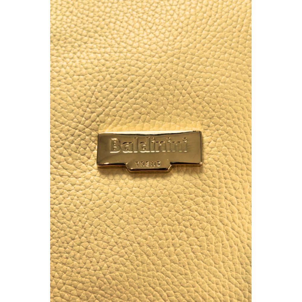Bicolor Cowhide Clutch Bag