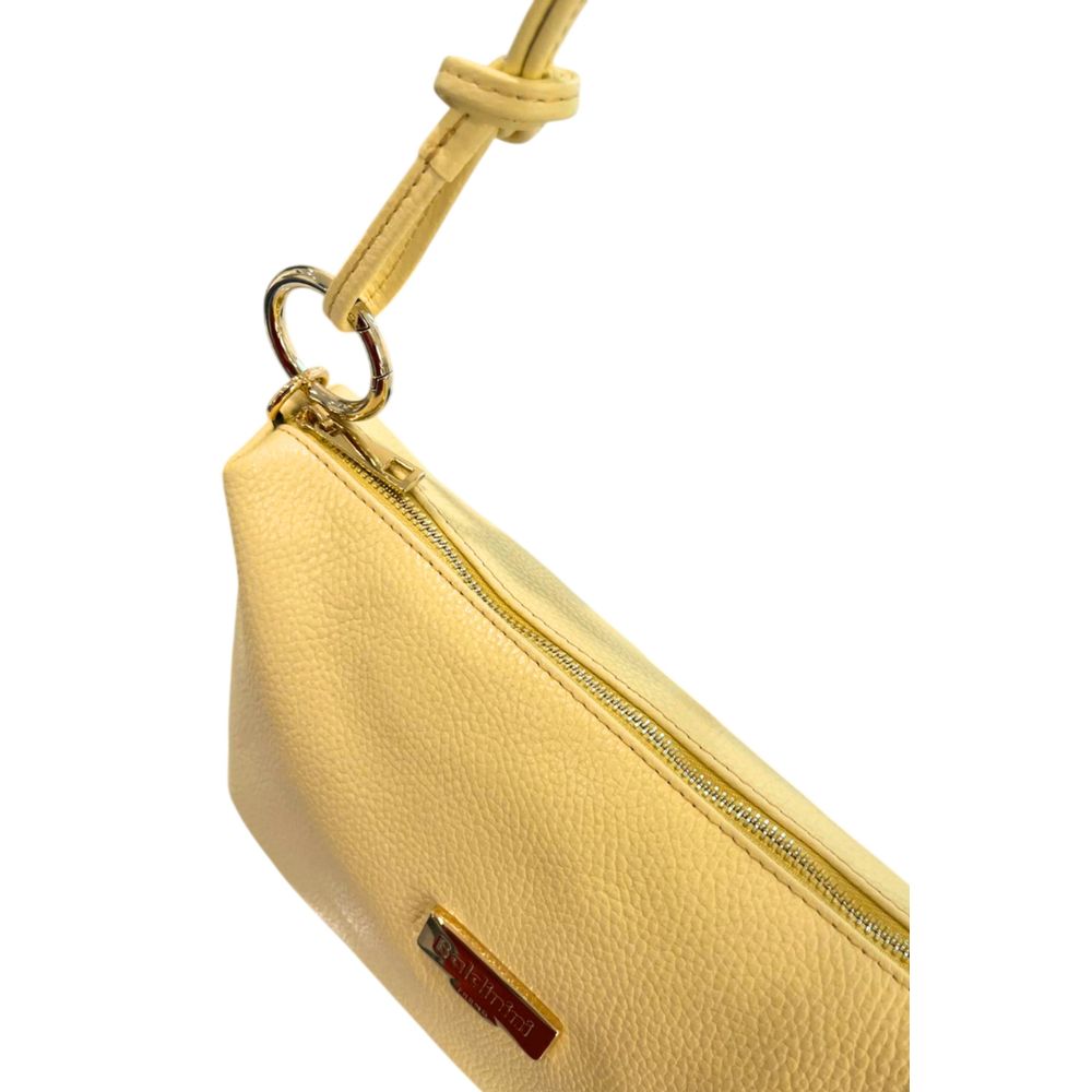 Bicolor Cowhide Clutch Bag