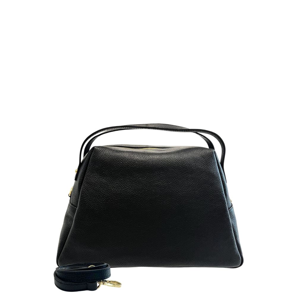 Black Cowhide Clutch Bag