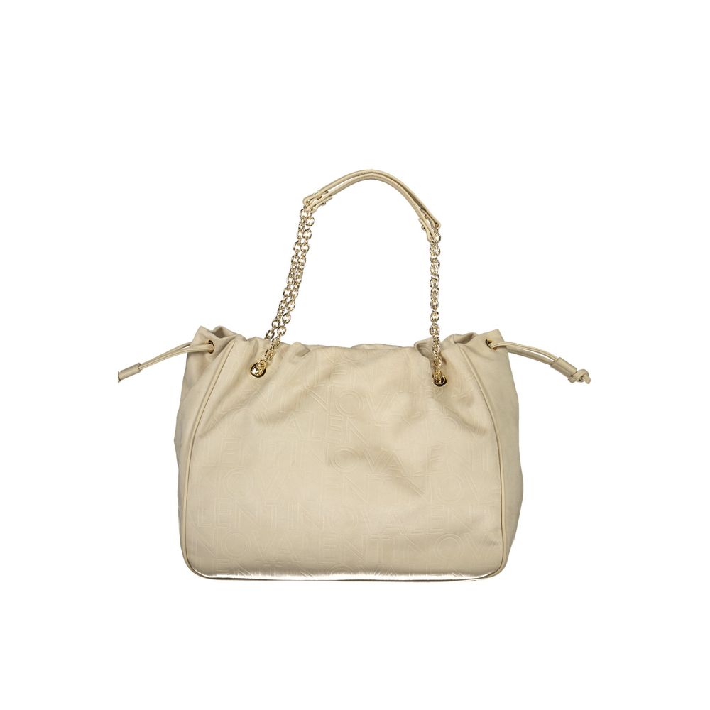 Beige Polyethylene Handbag