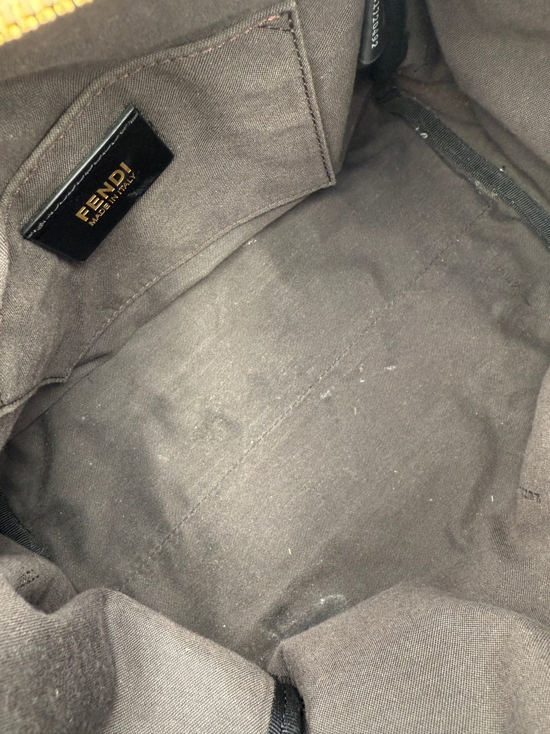 FENDI FF Canvas Fiori Handbag