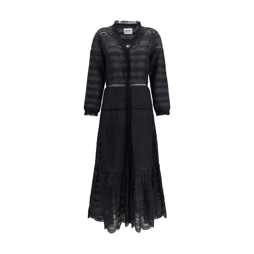 Black Cotton Casual Dress