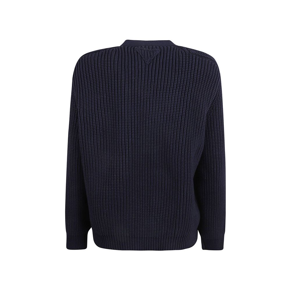 Blue Cotton Cardigan
