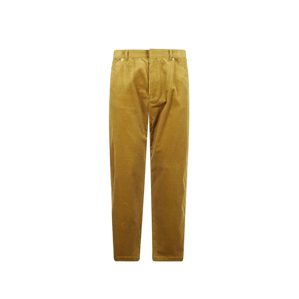 Bicolor Cotton Casual Pants