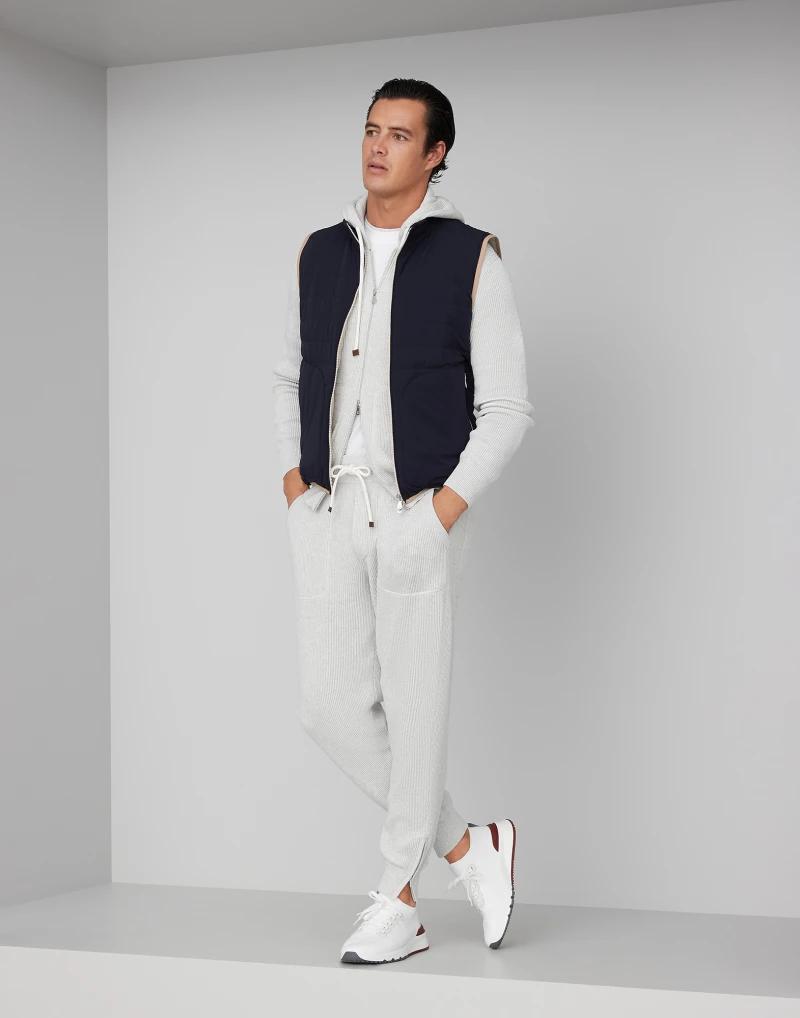 Multicolor Polyamide Sleveless Jacket