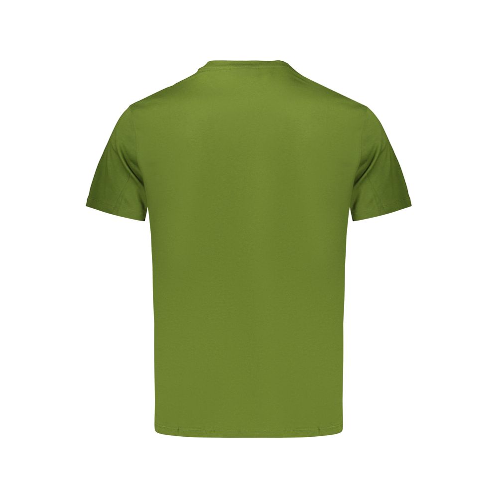 Green Cotton Mens T-Shirt