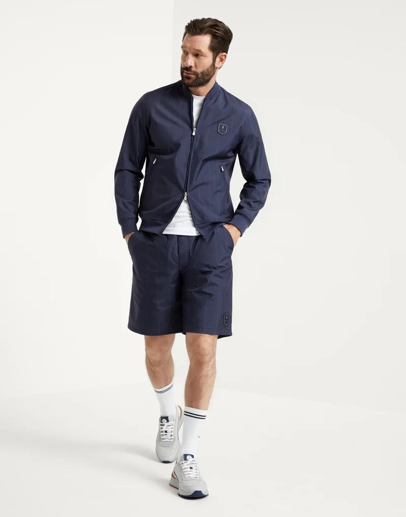 Blue Polyester Sportswear