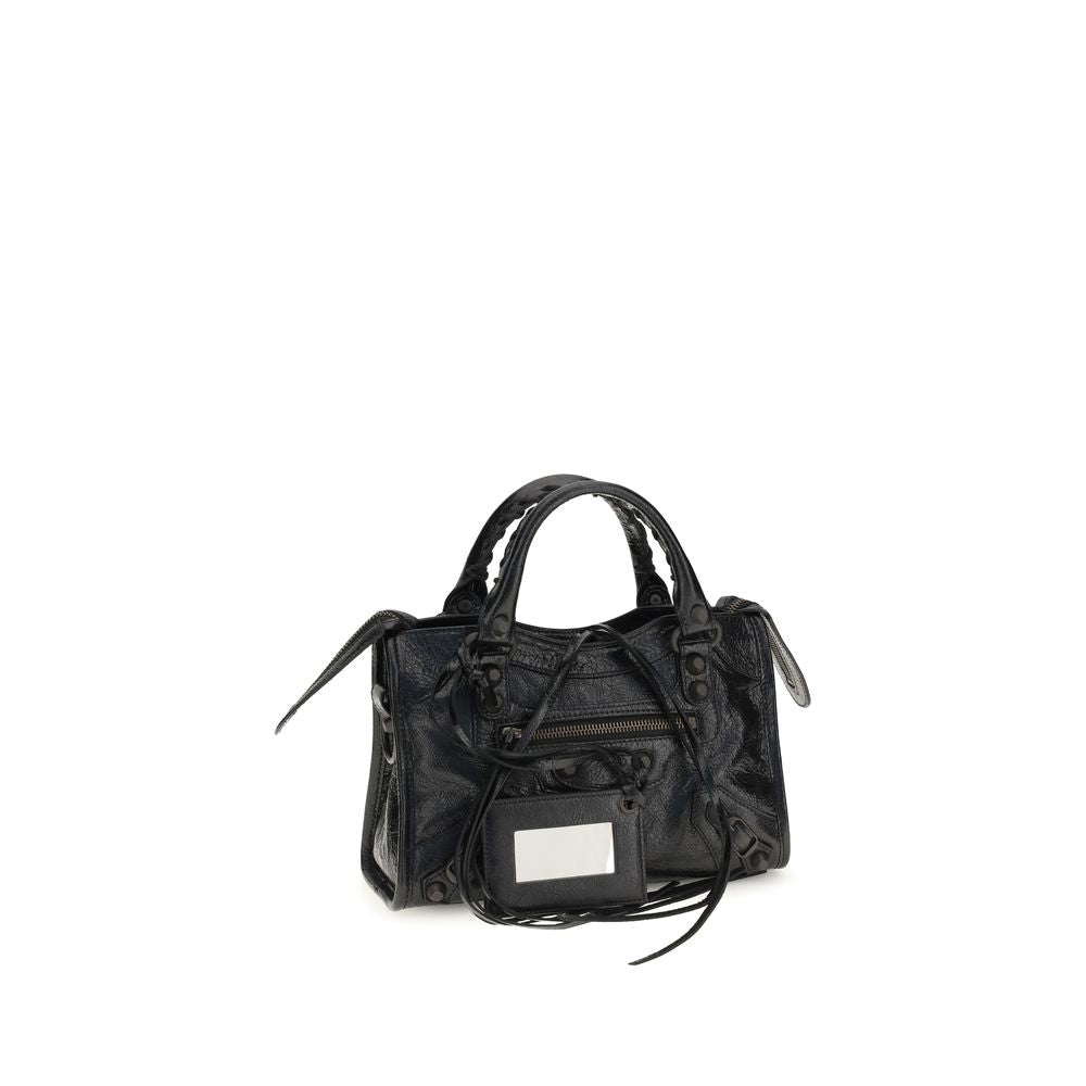Black Lamb Leather Shoulder Bag