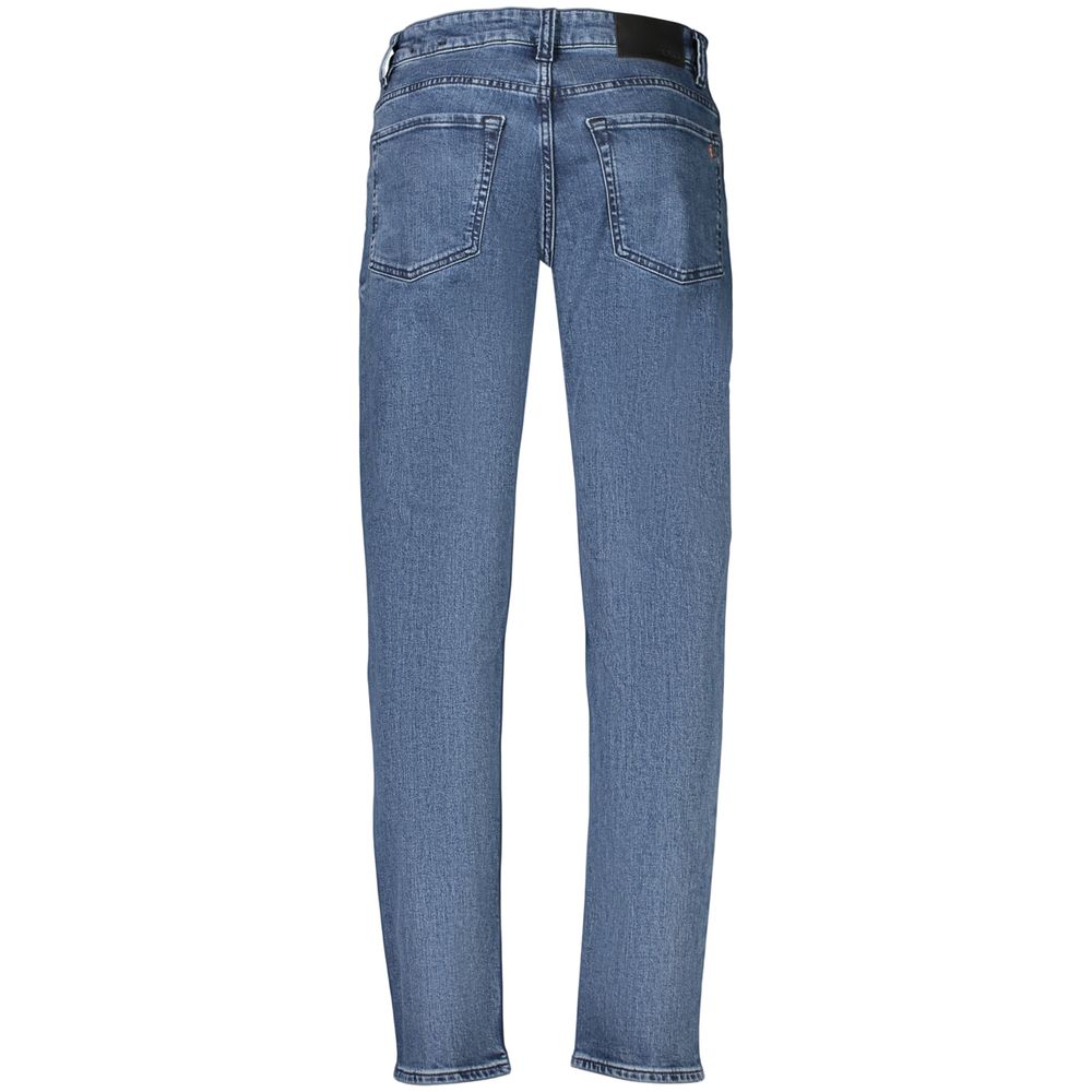 Blue Cotton Men's Jeans