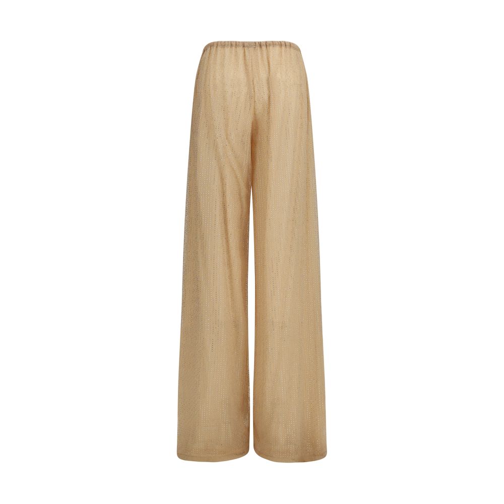 Multicolor Polyester Casual Pants