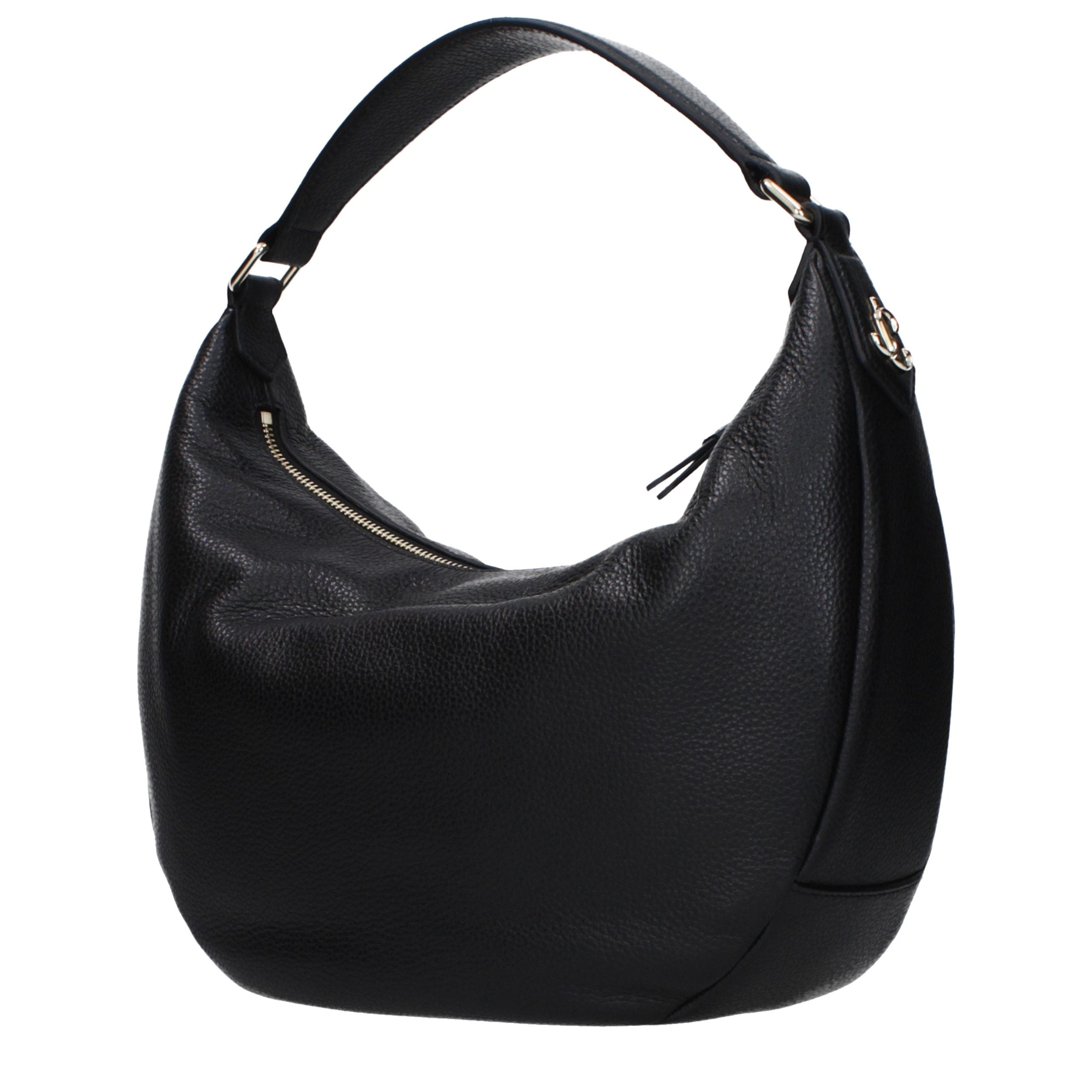 Black Leather Shoulder Bag