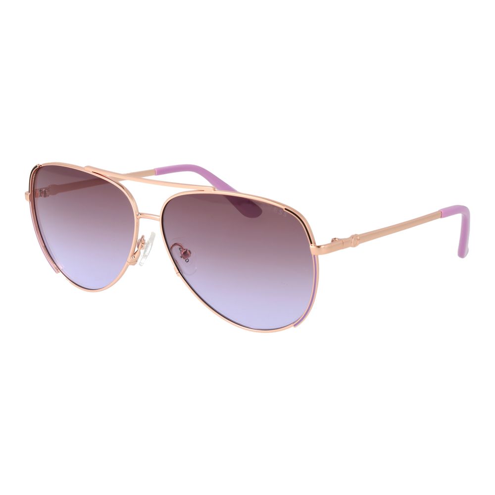 Rose Gold Metal Sunglasses