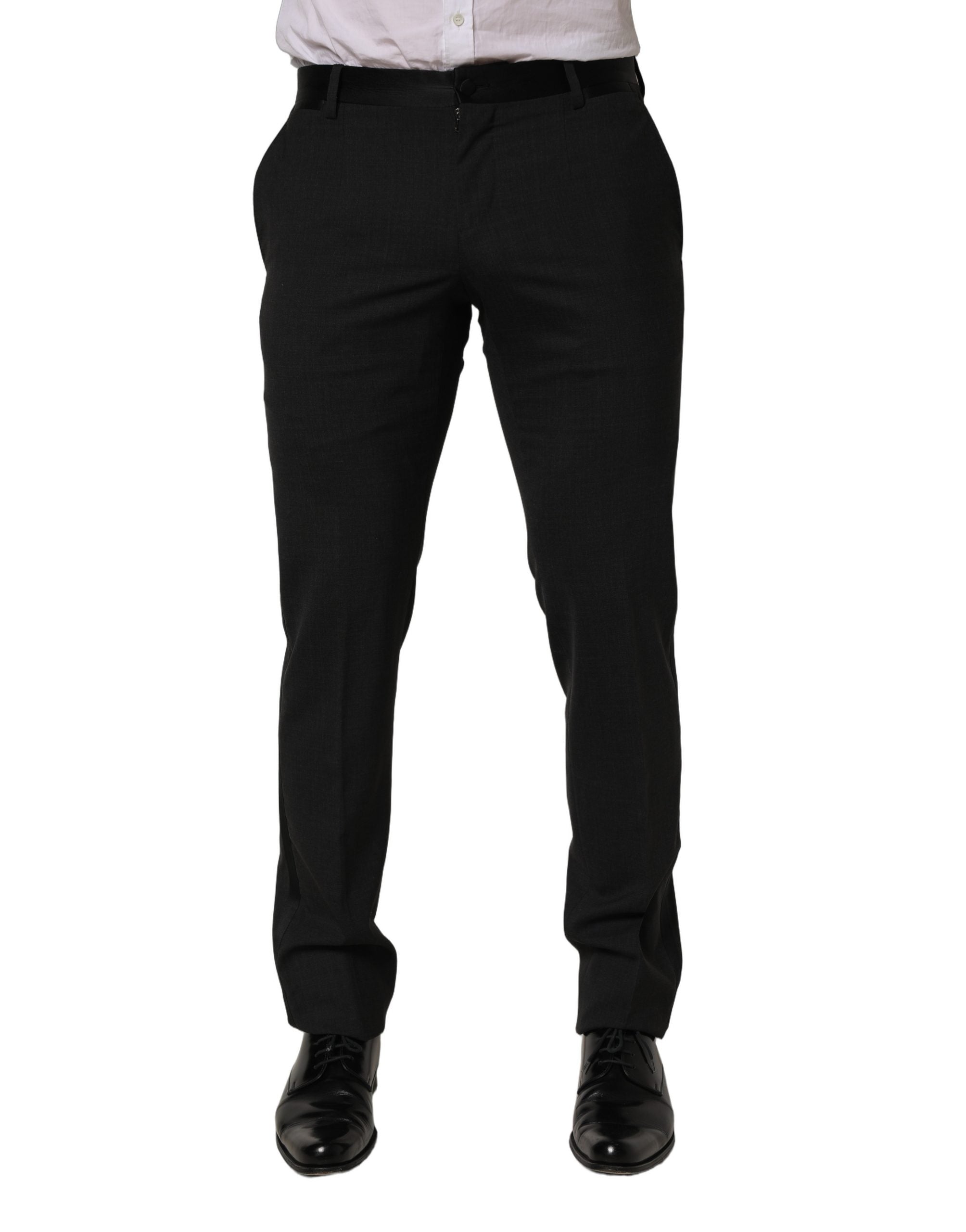 Black Cotton Dress Formal Men Trouser Pants