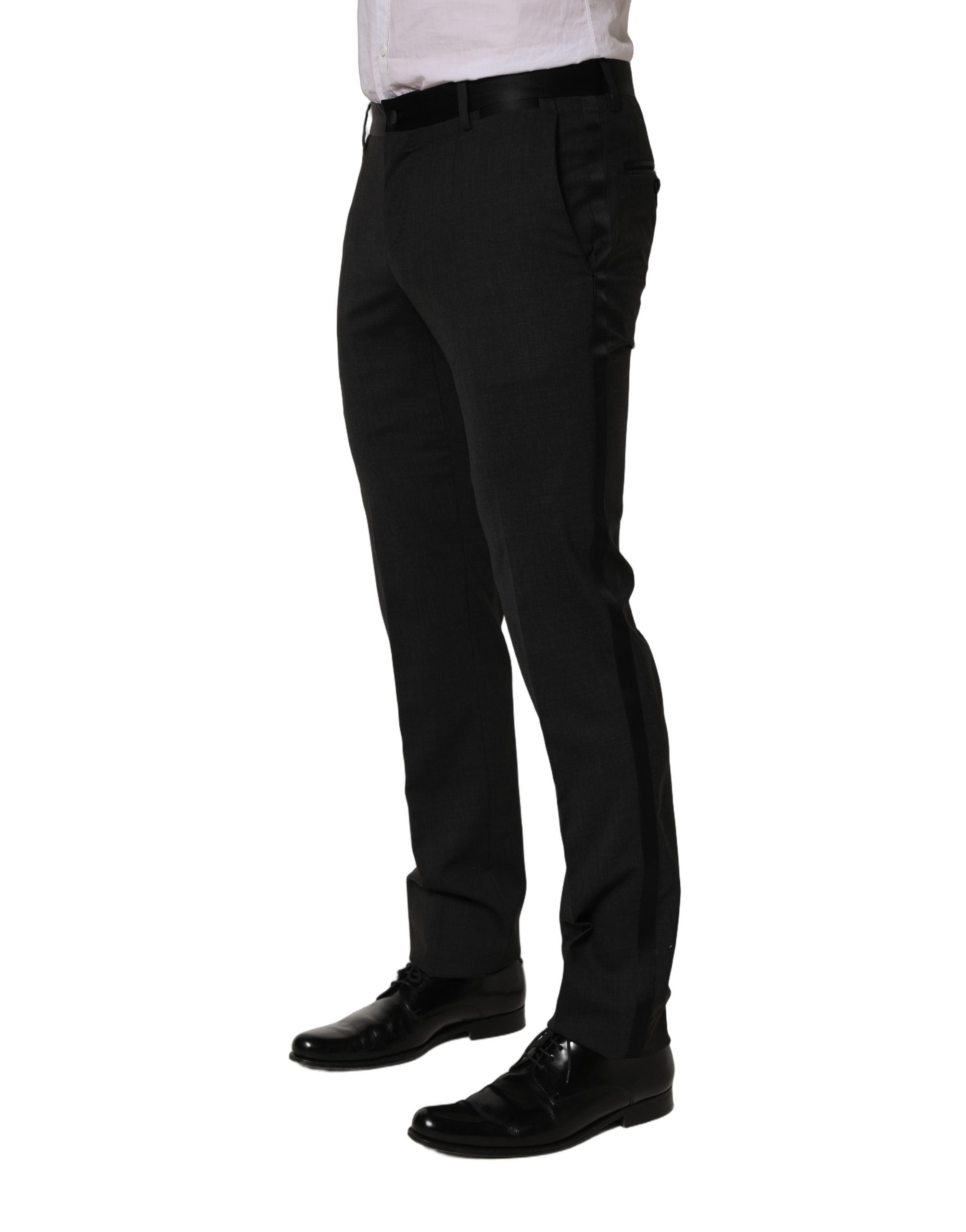 Black Cotton Dress Formal Men Trouser Pants