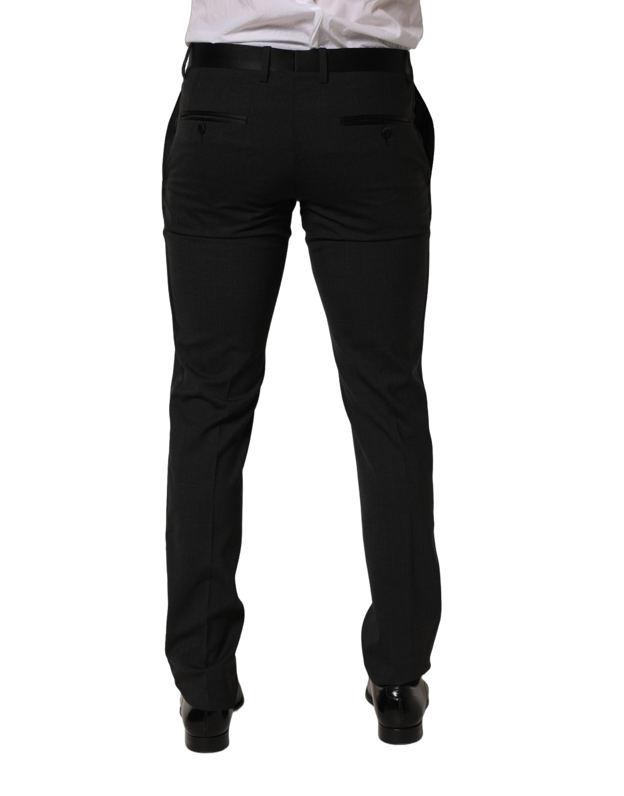 Black Cotton Dress Formal Men Trouser Pants