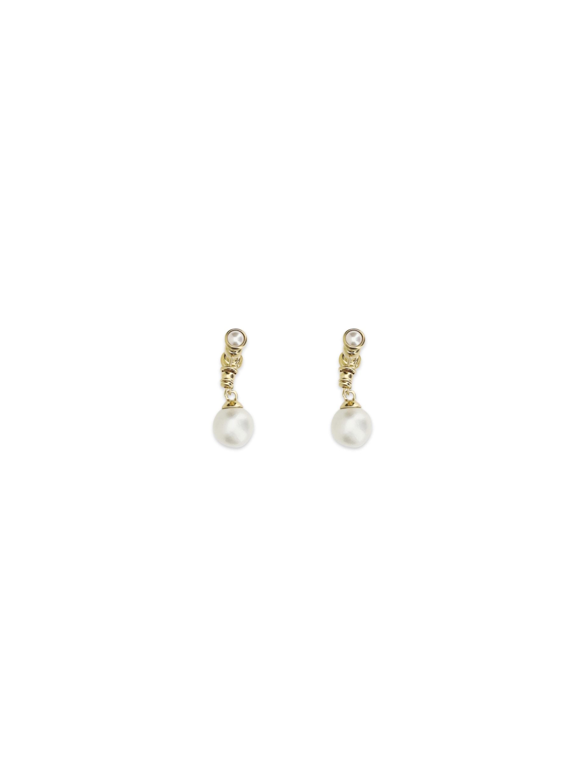 Gold Metal Earrings