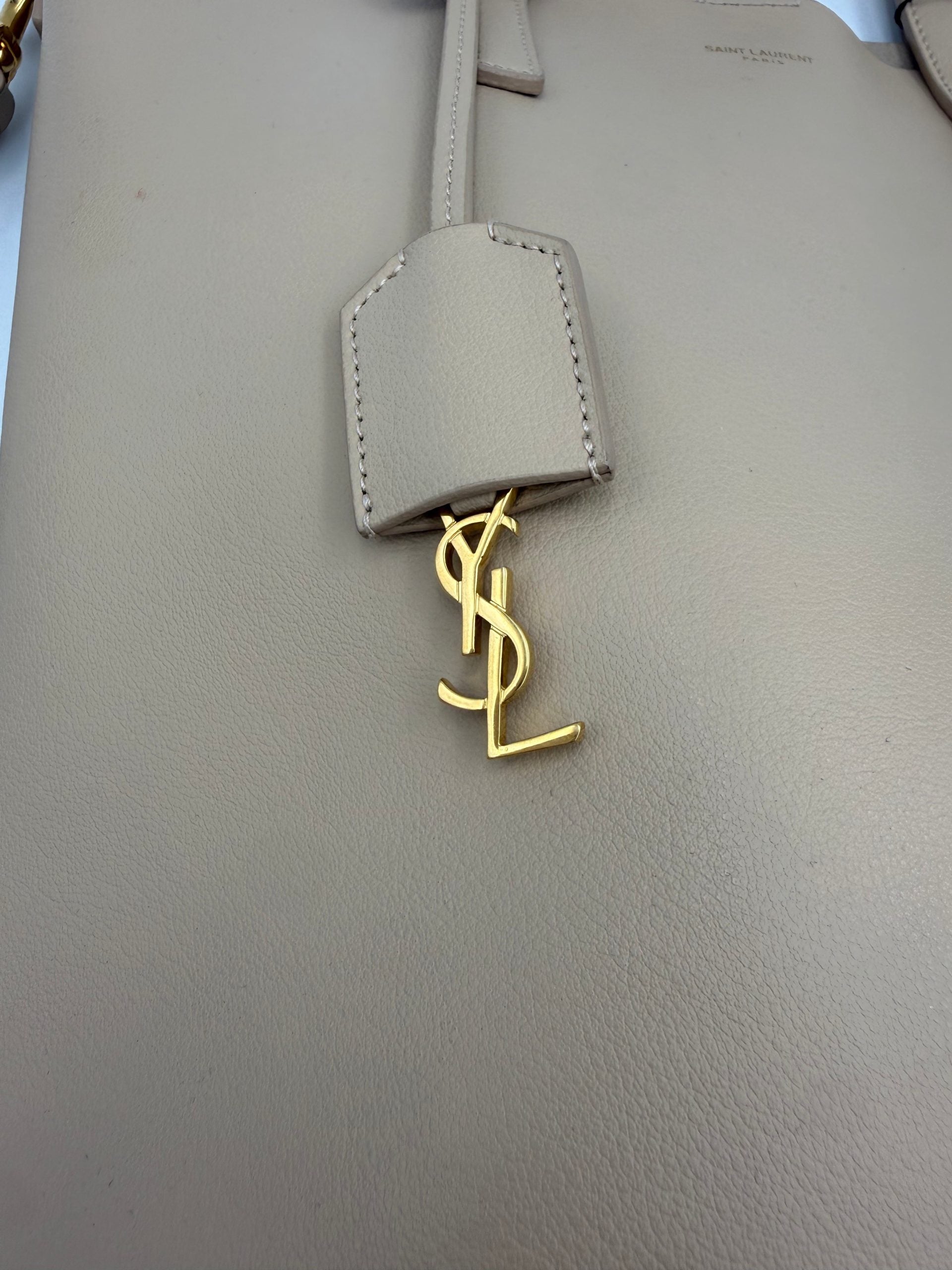 SAINT LAURENT SHOPPING Beige Bag