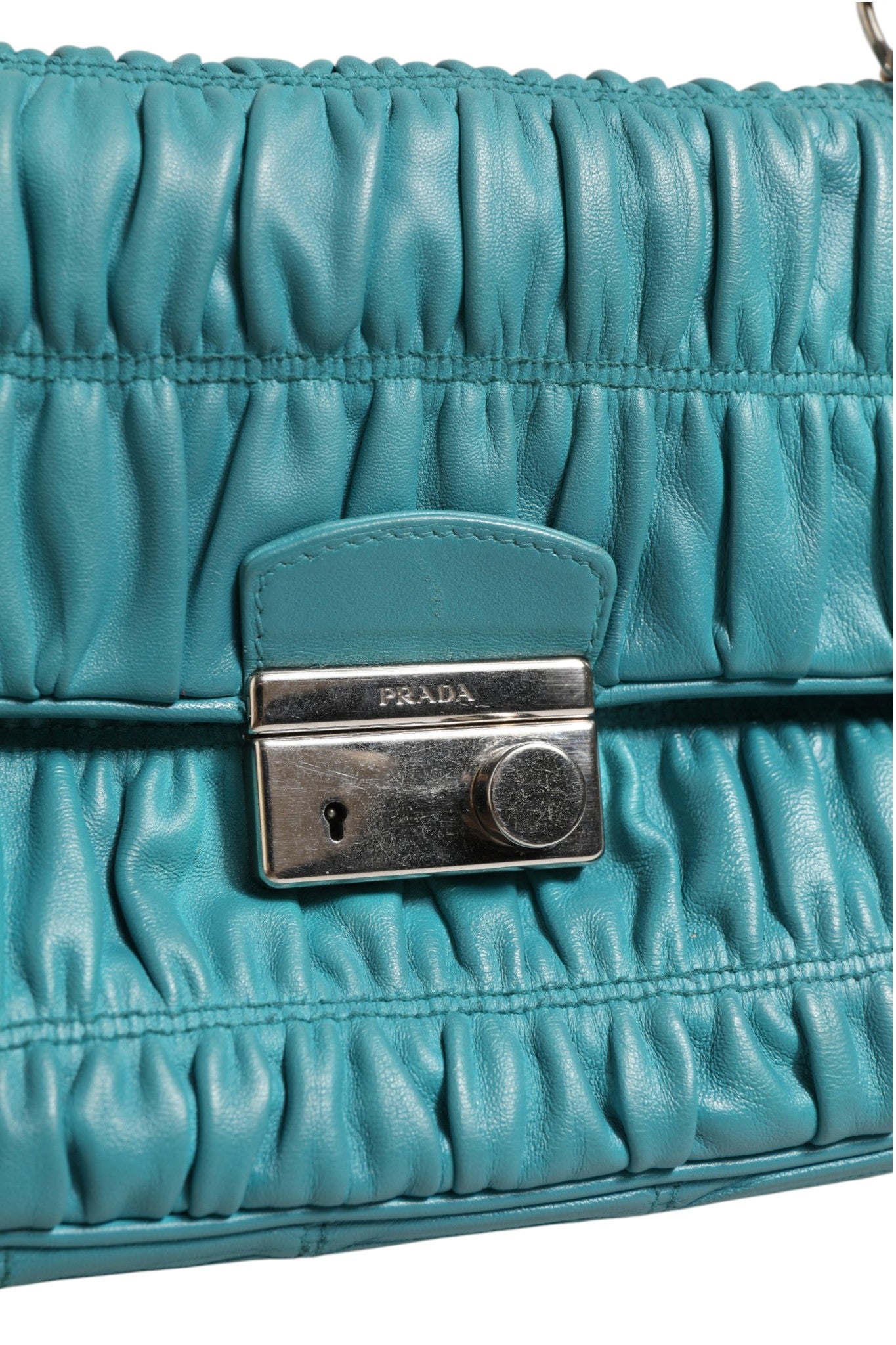 Nappa Gaufre Flap Bag