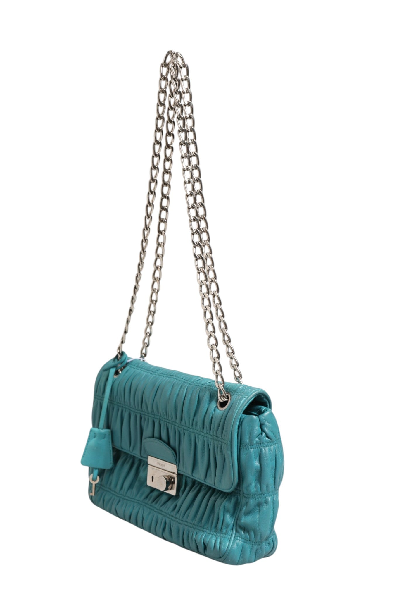 Nappa Gaufre Flap Bag