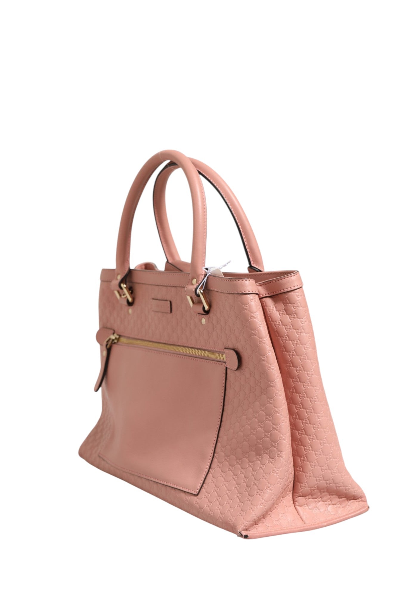 Microguccissima Leather Medium Tote Bag