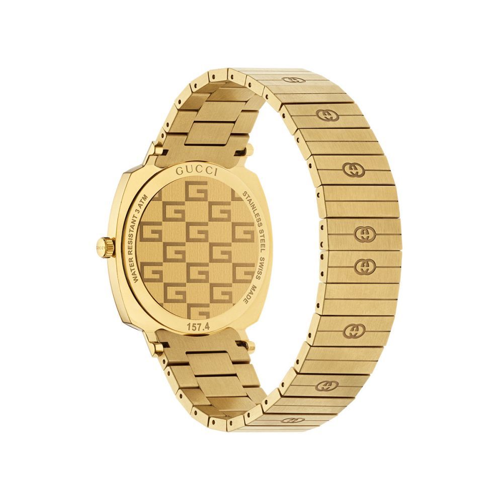 Gold Stainless Steel Dress Watch