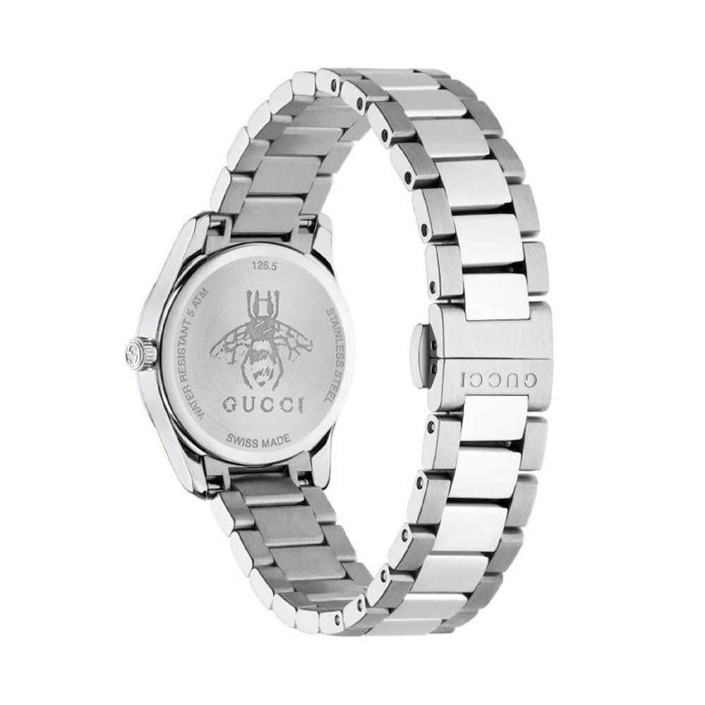 Gray Stainless Steel Dress Watch