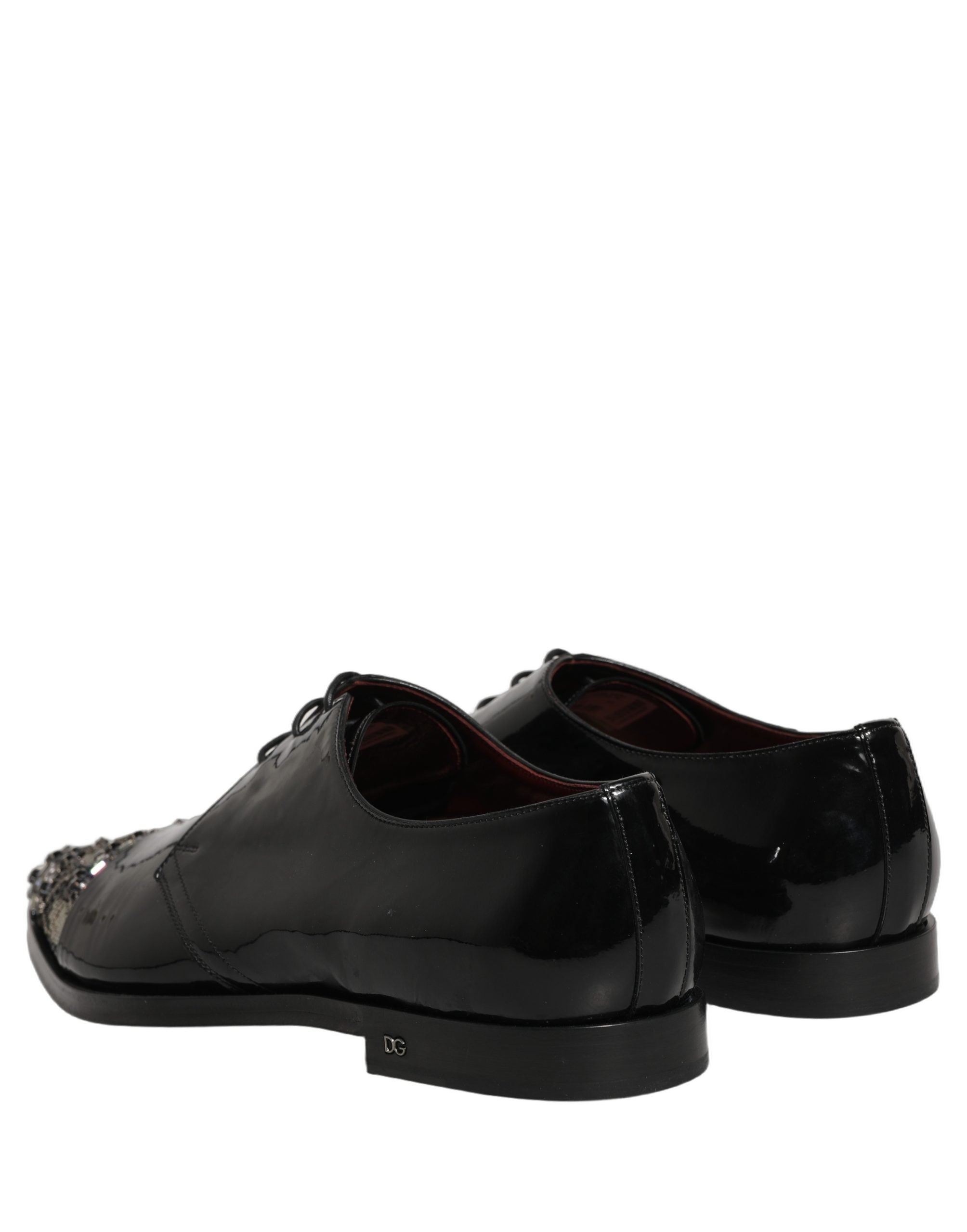 Black Embellished Derby Dress Formal Shoes