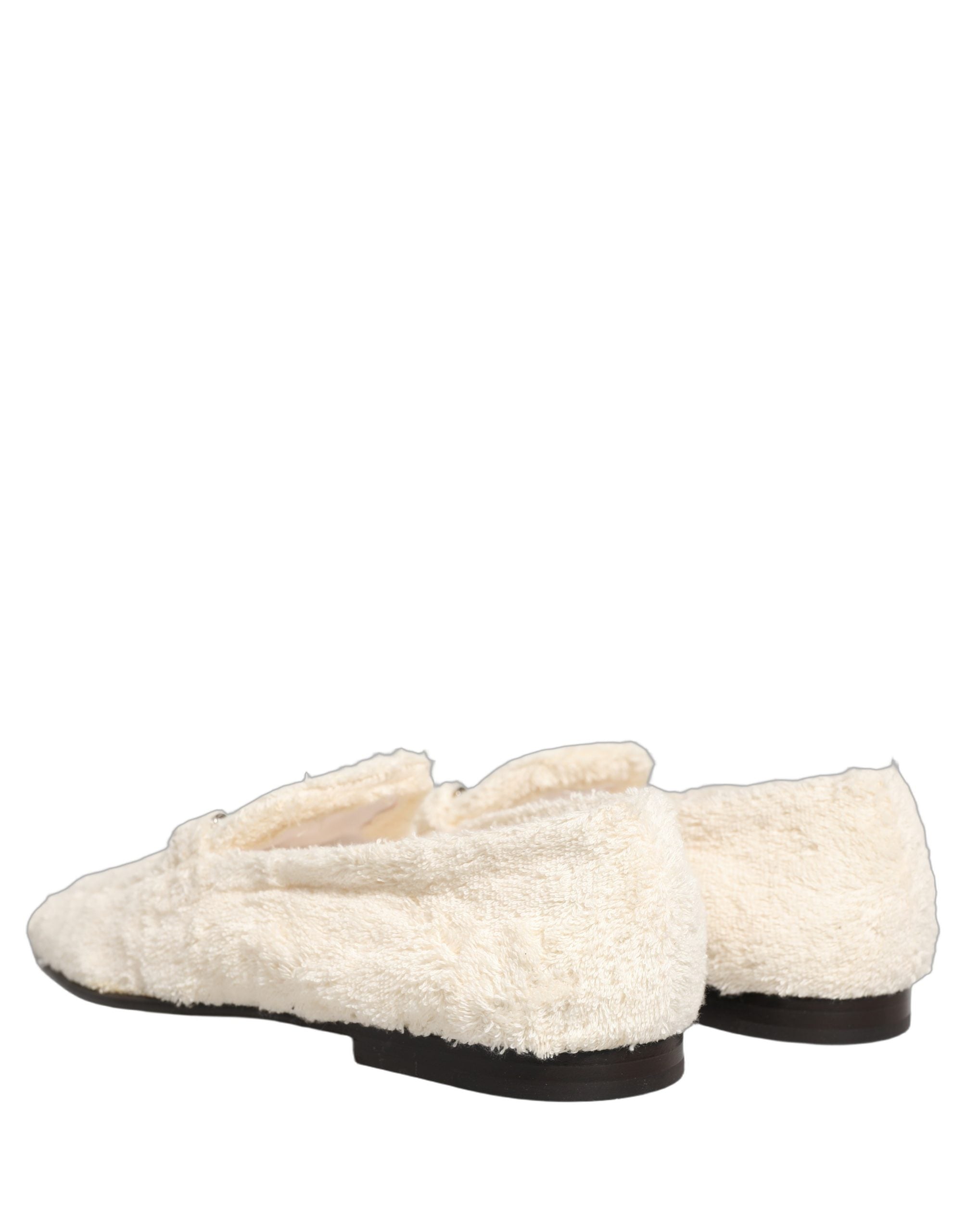 White Fur Shearling Men Dress Loafers Shoes