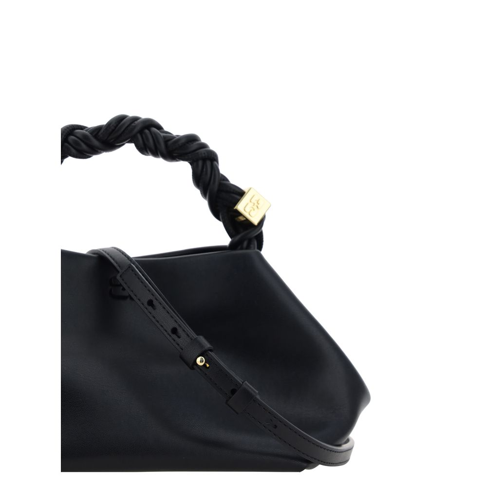 Black Recycled Leather Handbag
