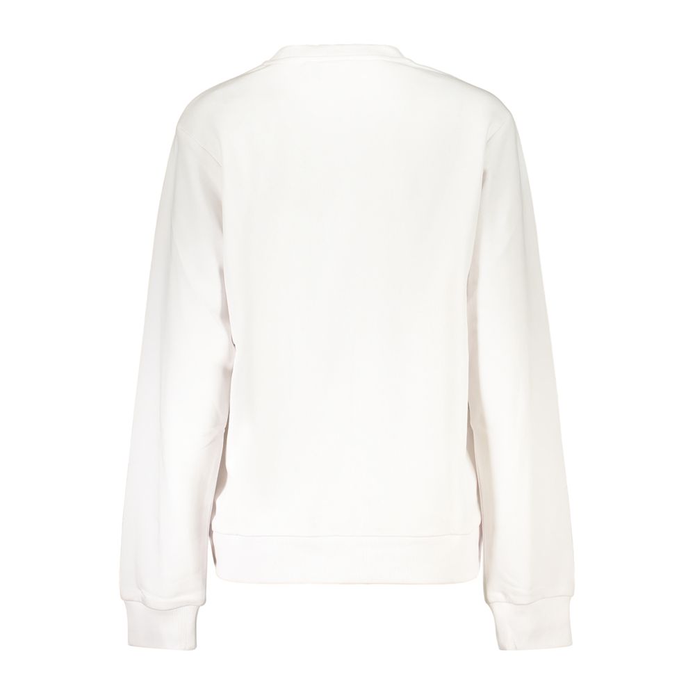 White Cotton Women's Sweatshirt