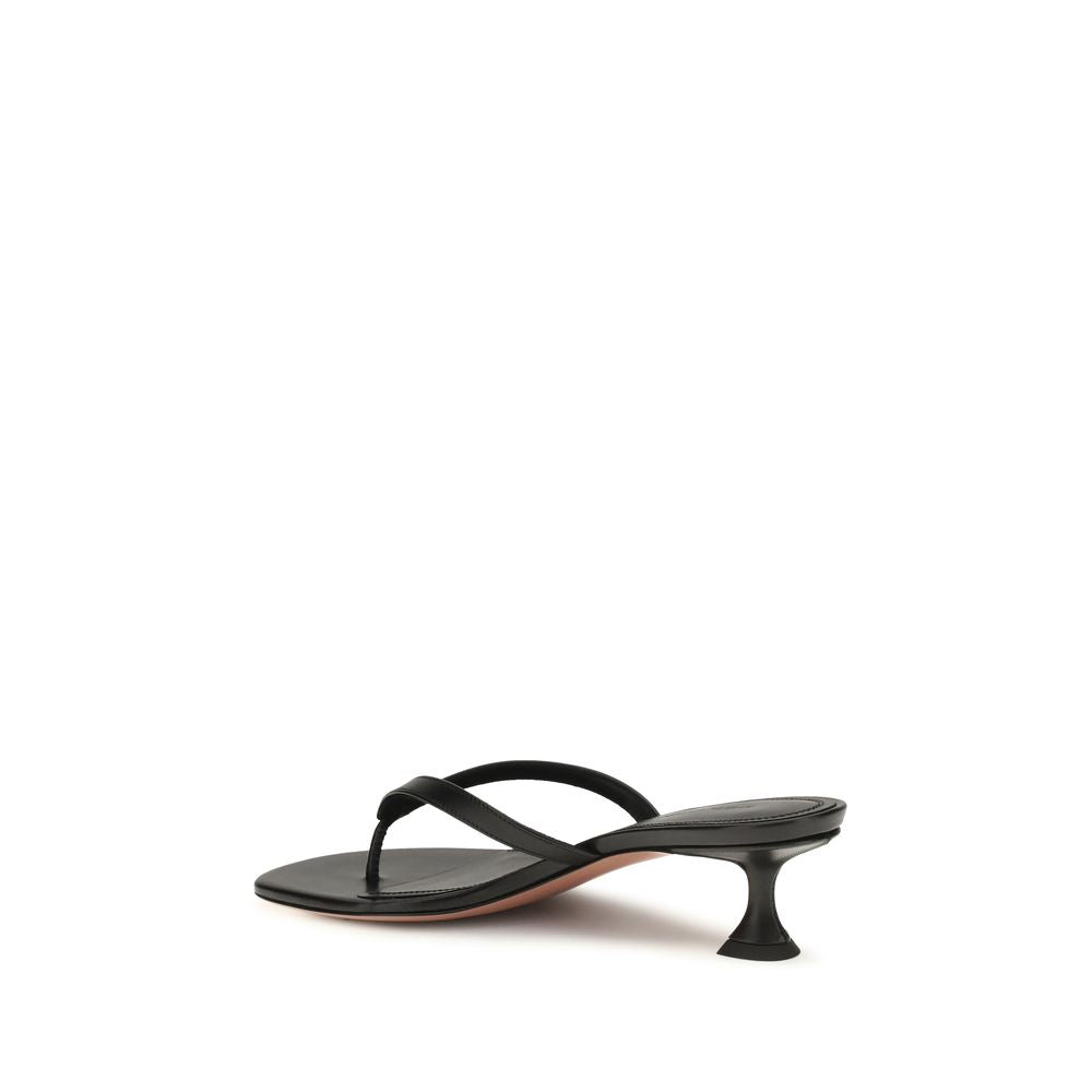 Black Lamb Ovis Aries Aries Flat Sandals
