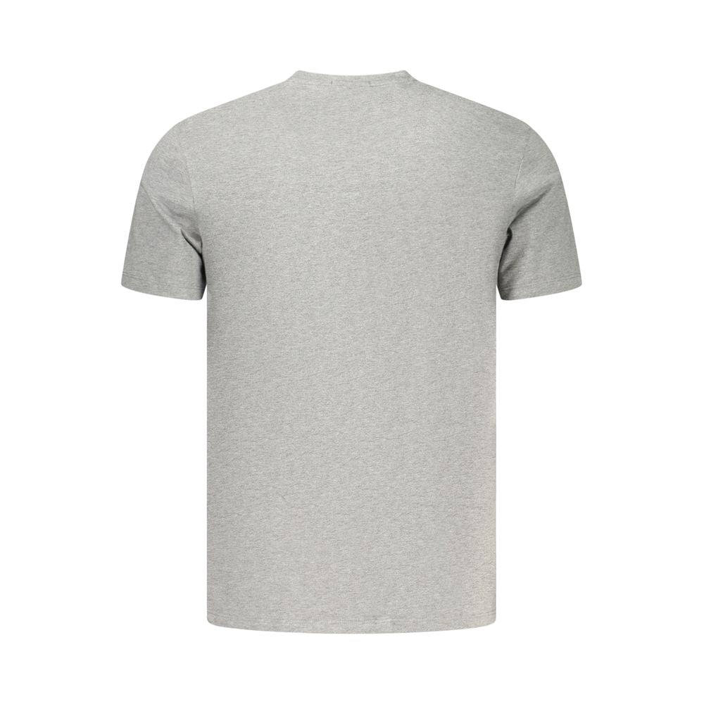 Gray Cotton Men's T-Shirt