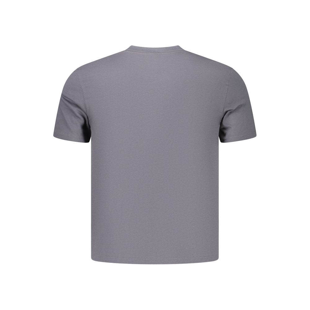 Gray Cotton Men's T-Shirt