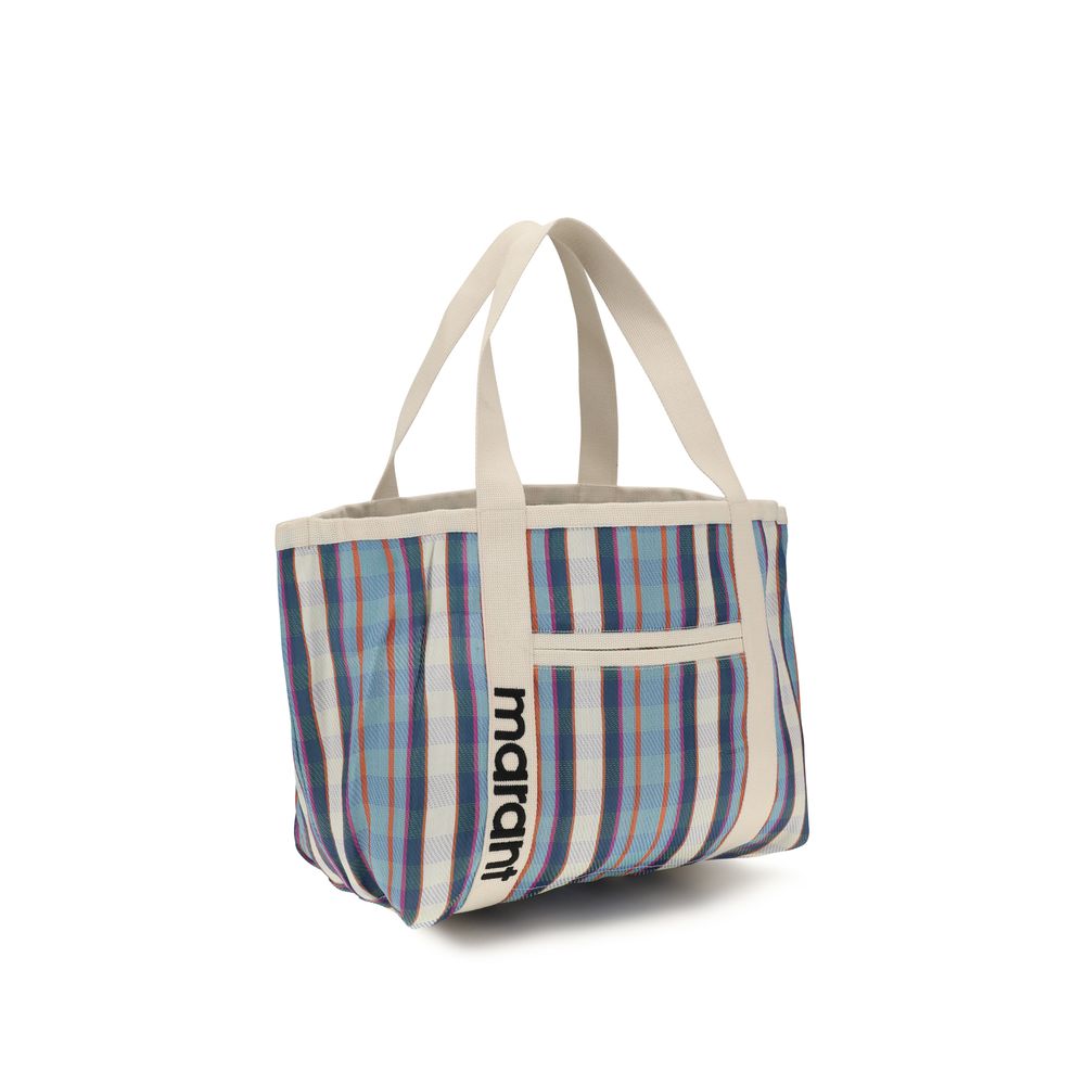Multicolor Nylon Shoulder Bag
