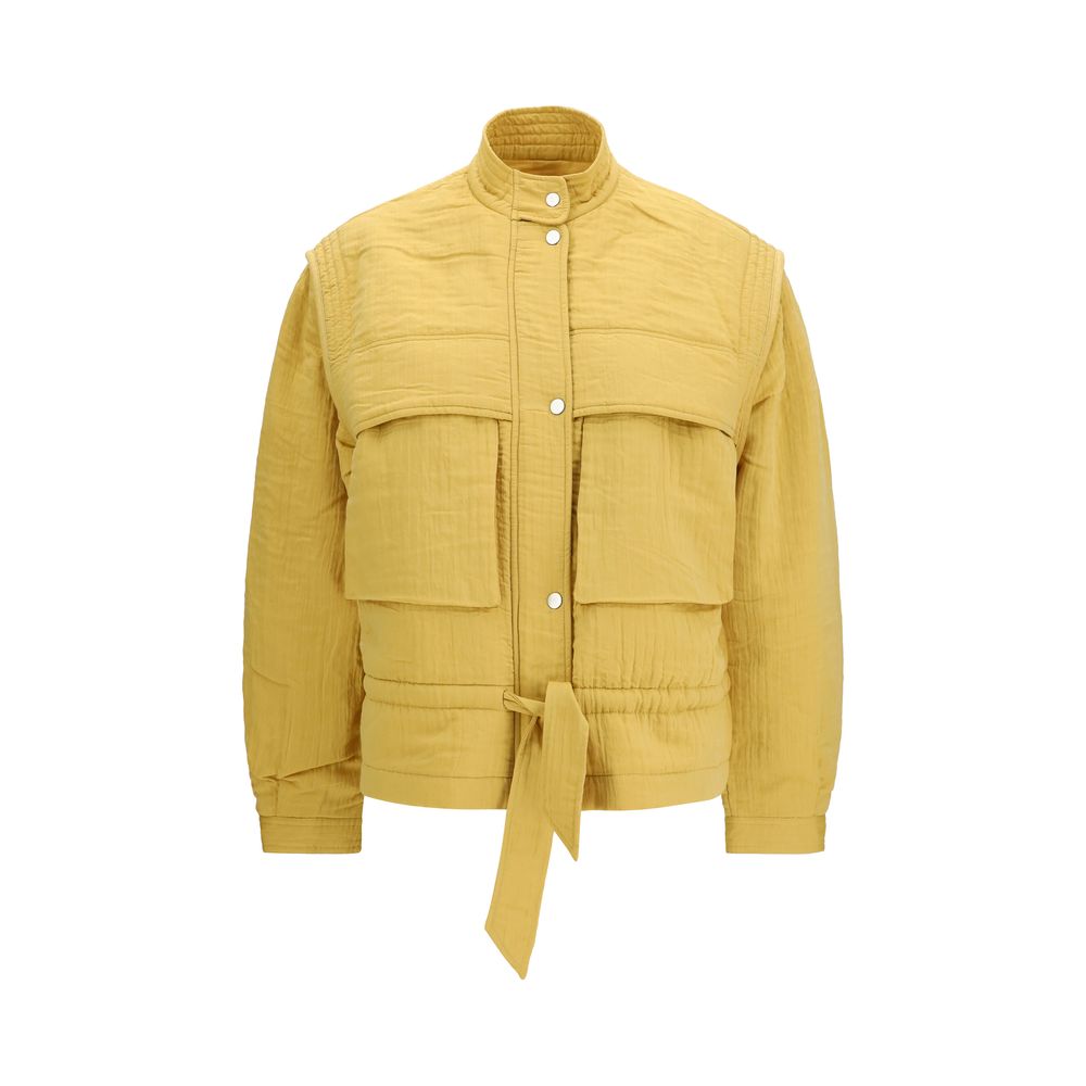 Bicolor Modal Full-Length Jacket