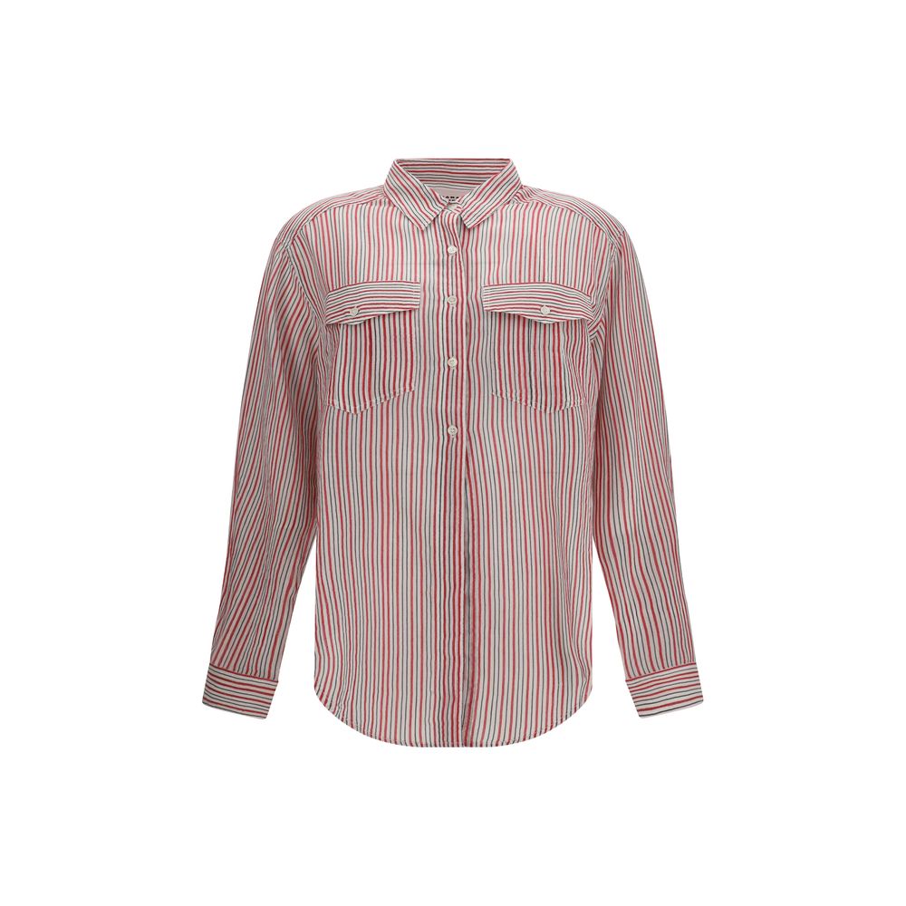 Beige Cotton Pattern Shirt