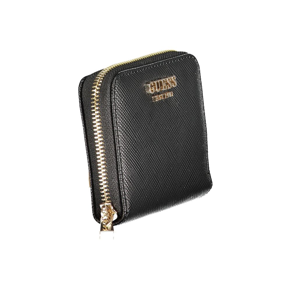 Nero Poliuretano Women Wallet