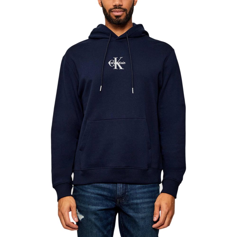 Blue Cotton Hoodie