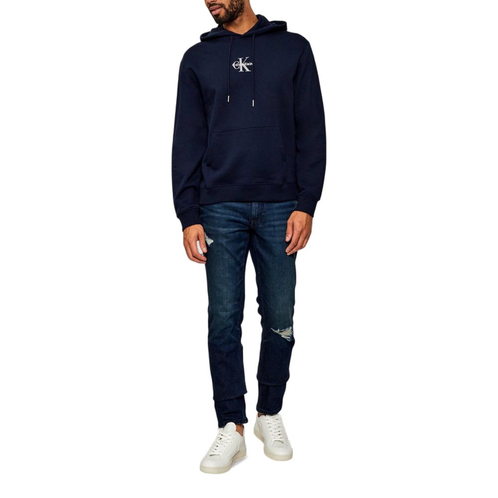 Blue Cotton Hoodie