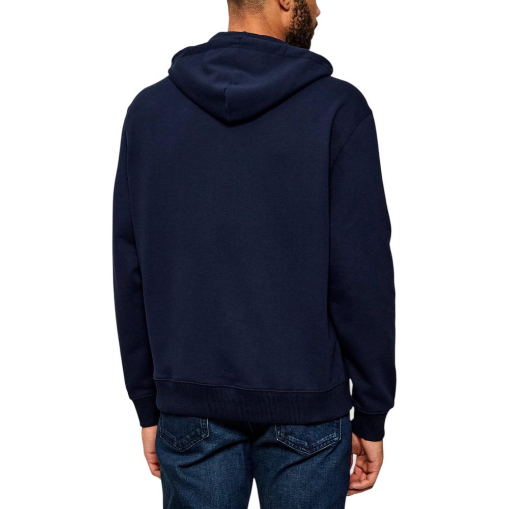 Blue Cotton Hoodie