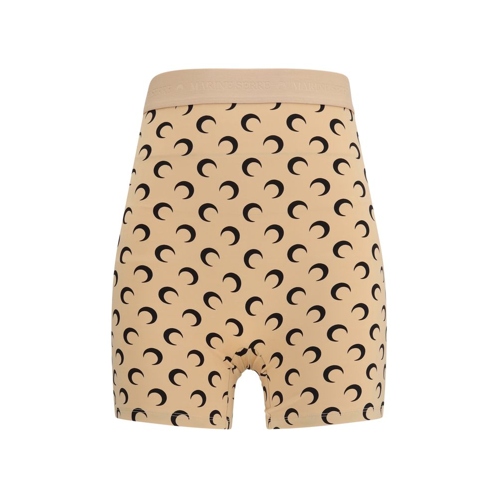 Beige Polyamide Bermuda Shorts