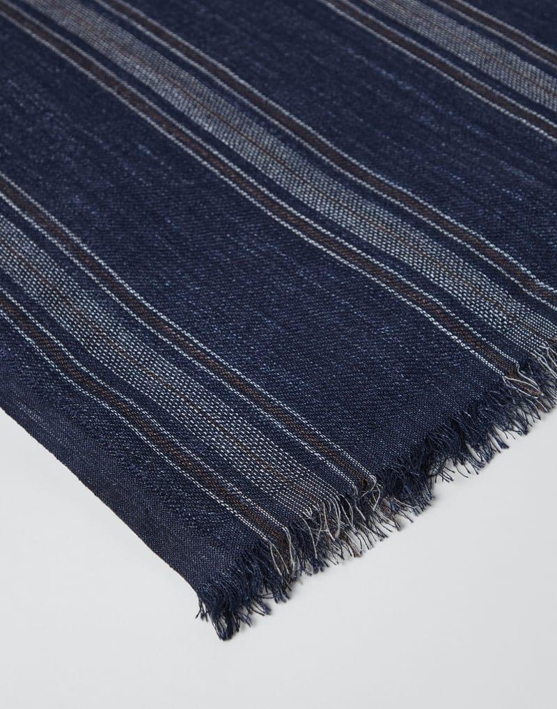 Blue Silk Scarf