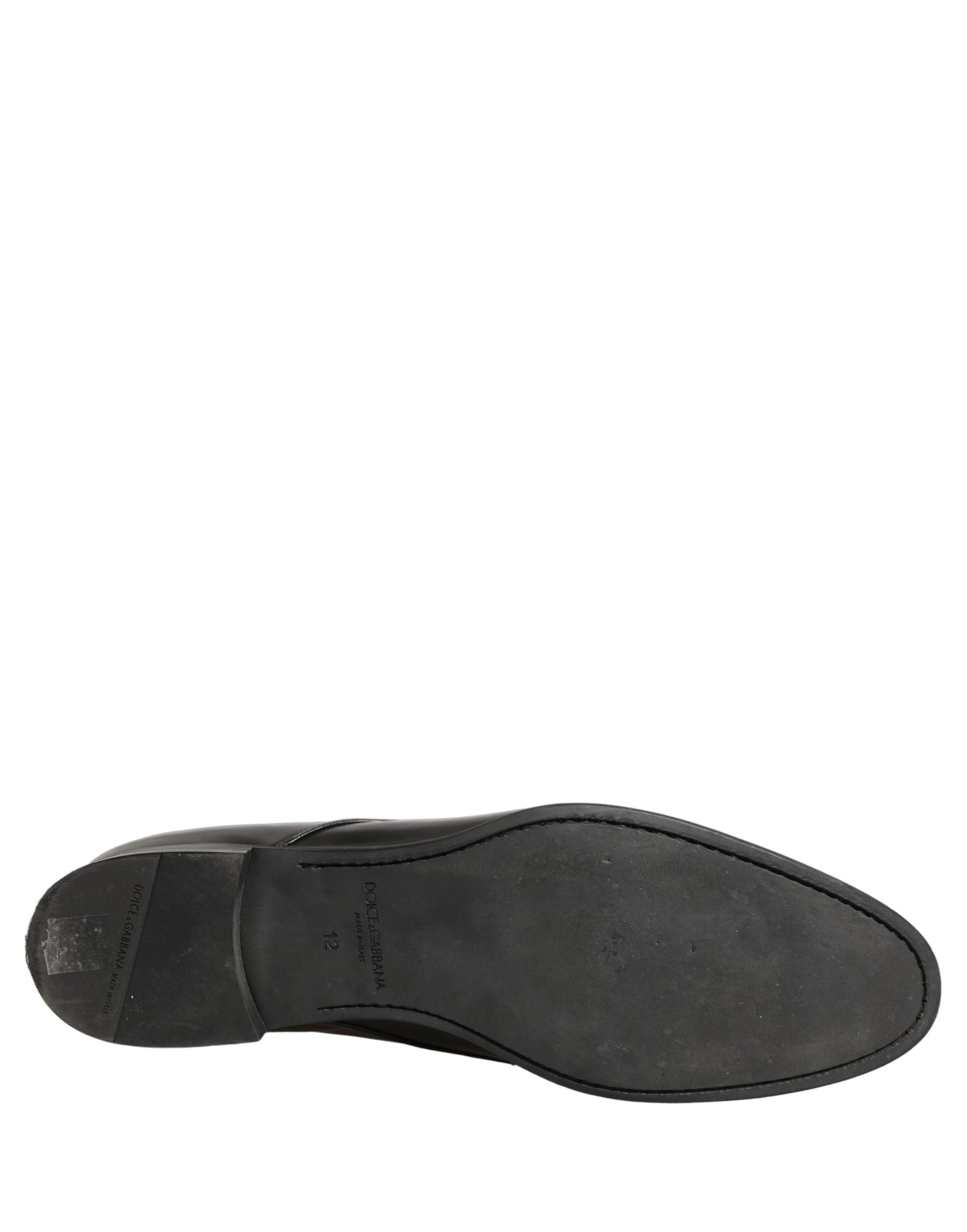 Black Leather Men Derby Dress Formal Shoes
