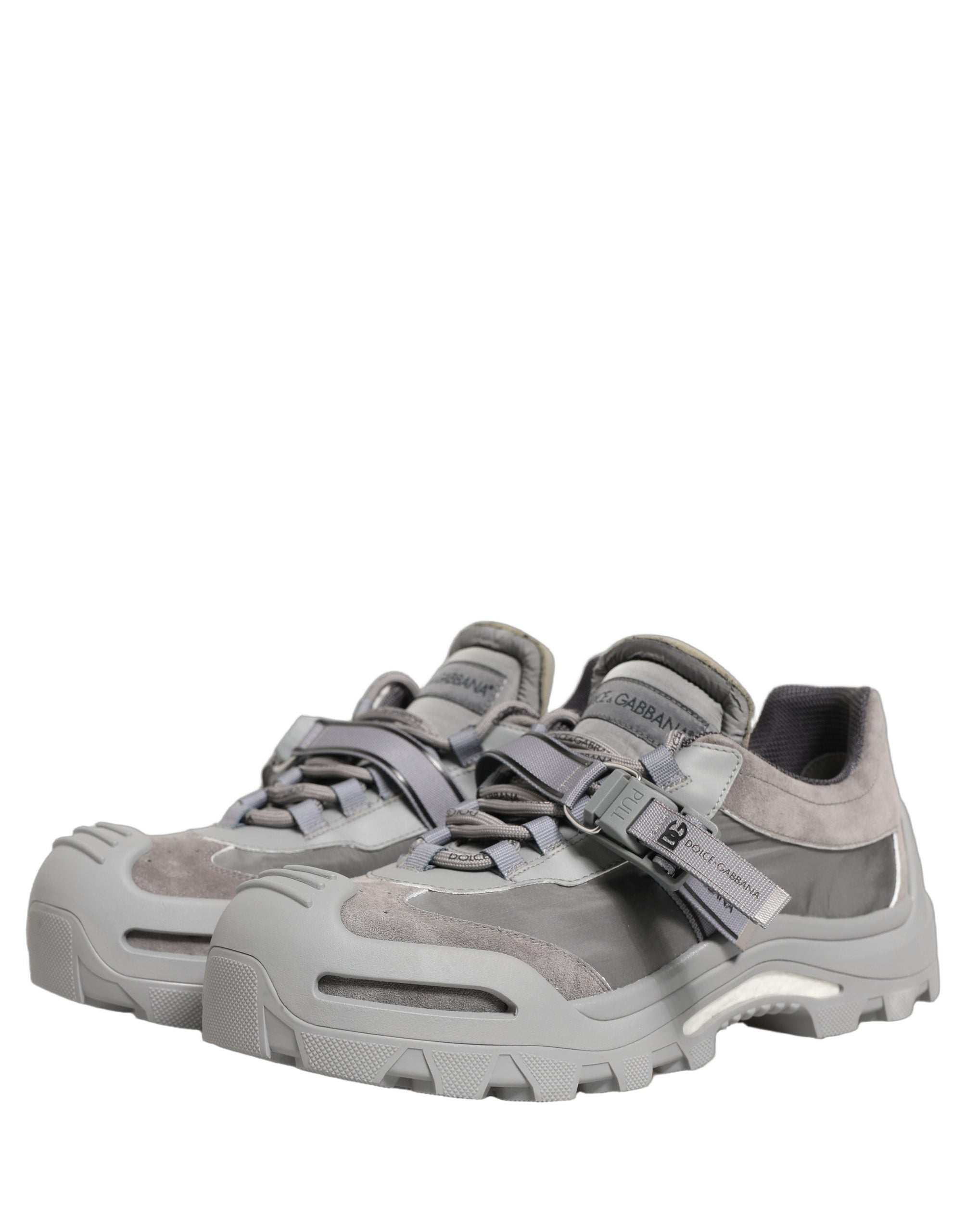 Gray Airmaster Panelled Low Top Men Sneakers Shoes