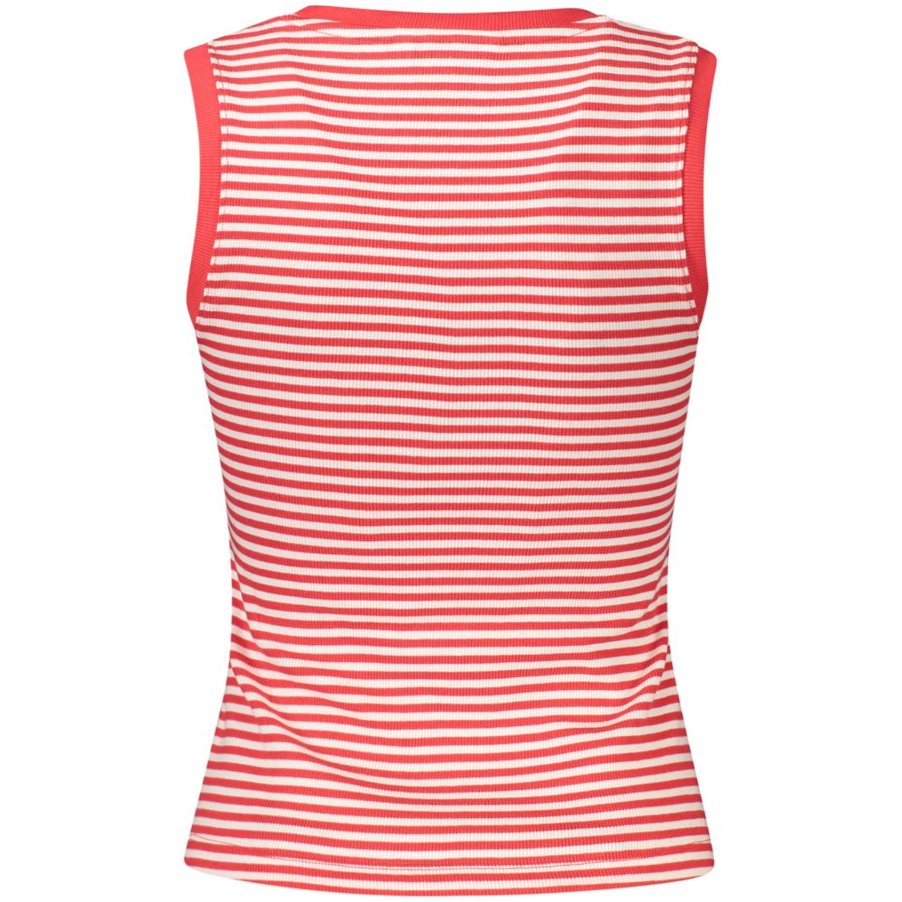 Red Cotton Women's Tank Top