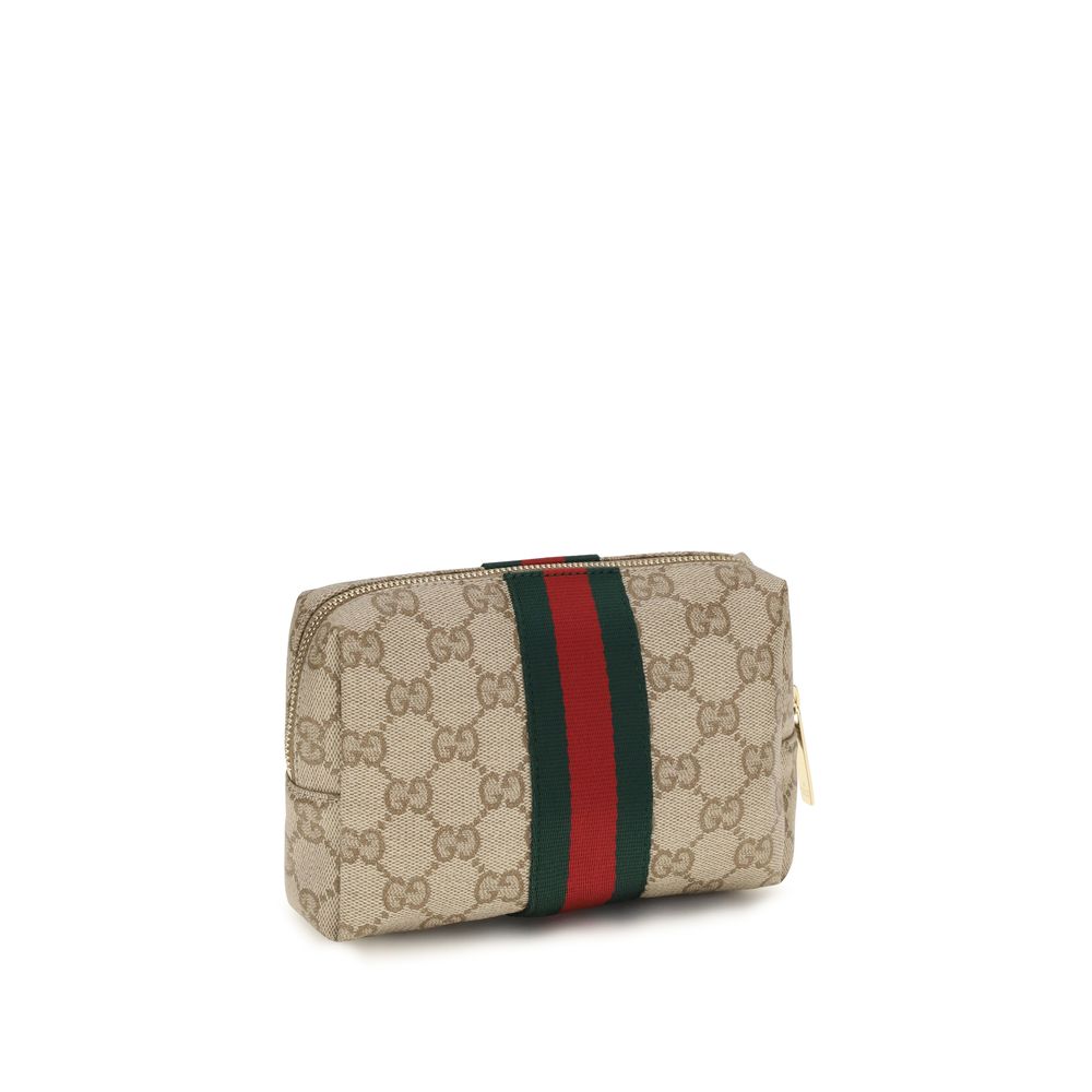 Beige Fabric Wallet