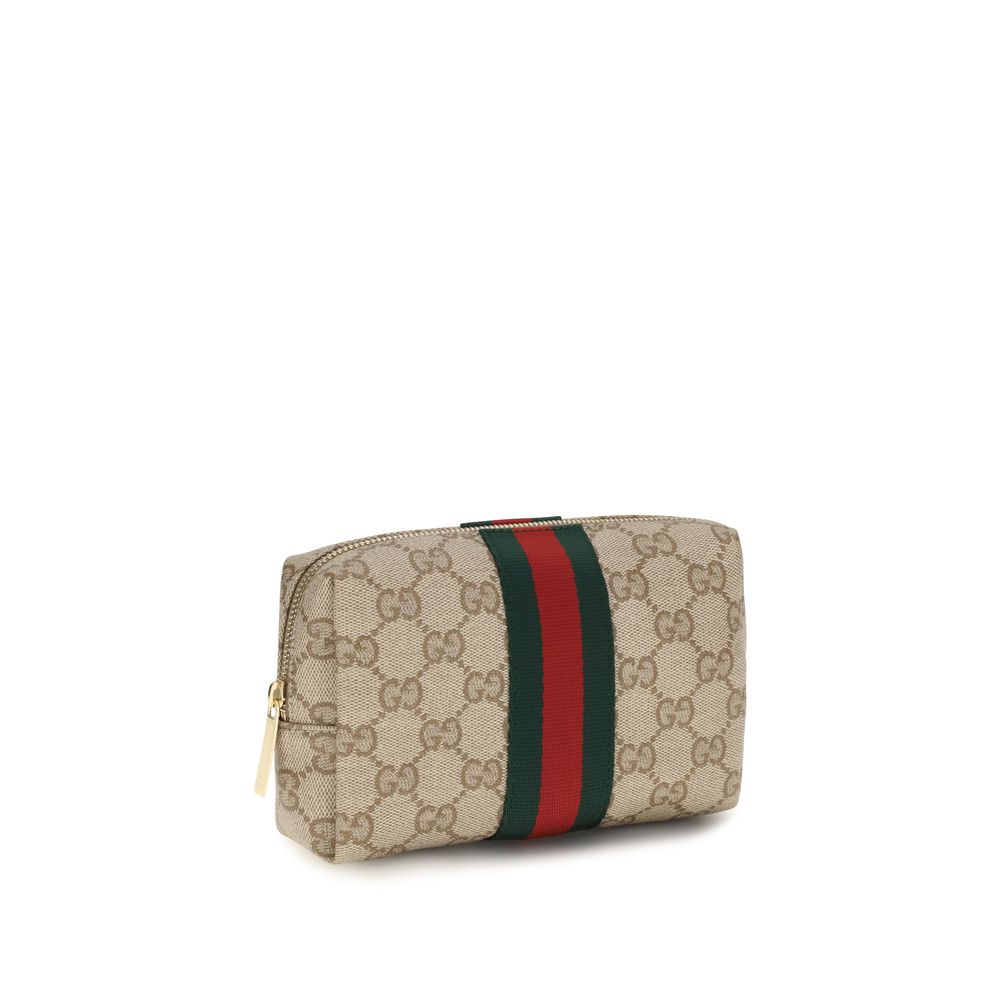 Beige Fabric Wallet