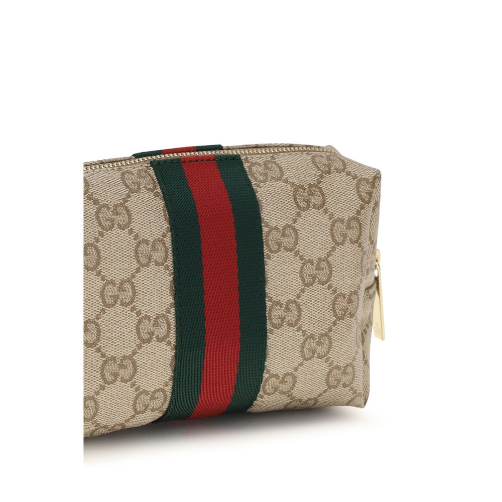 Beige Fabric Wallet