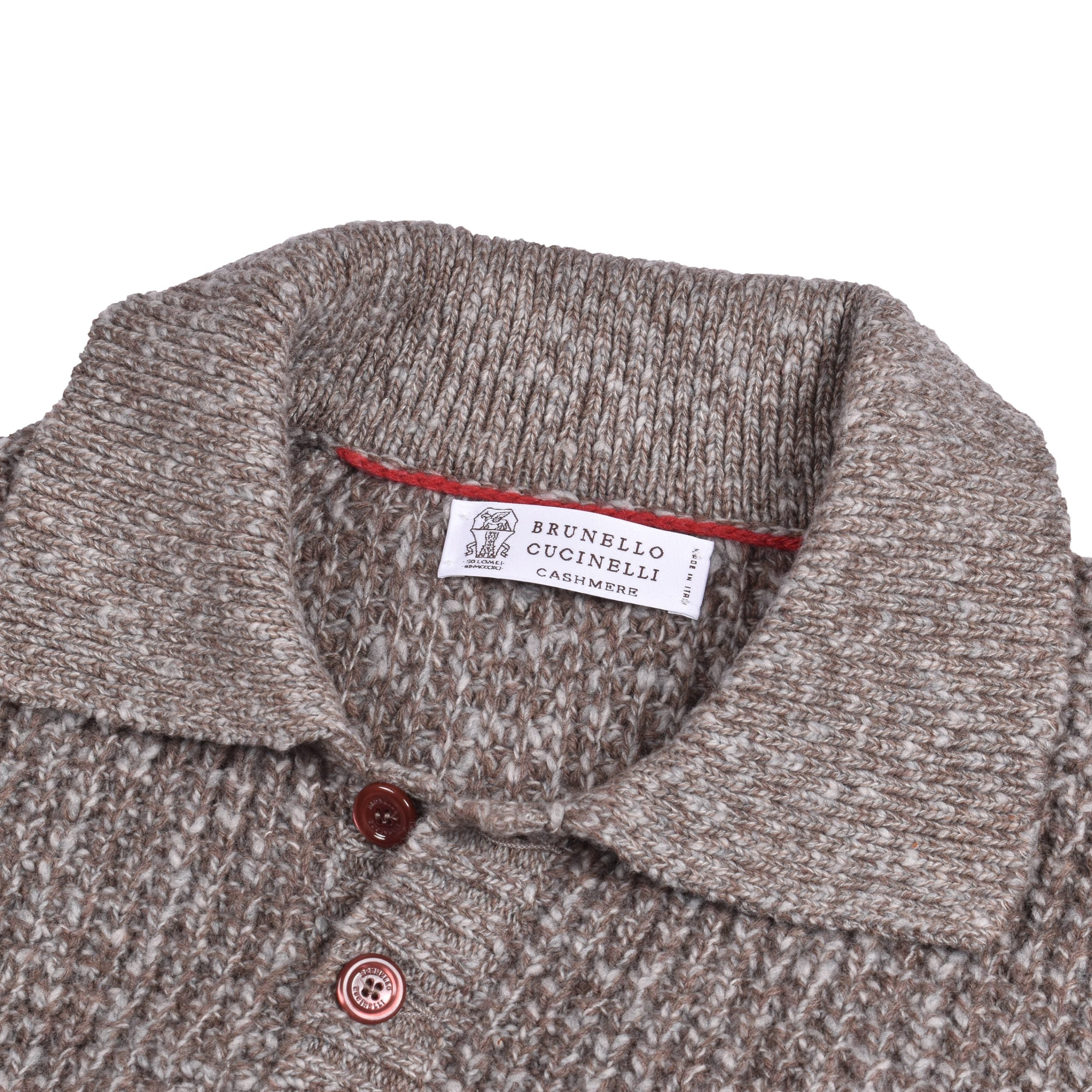 Brown Elastane Sweatshirt