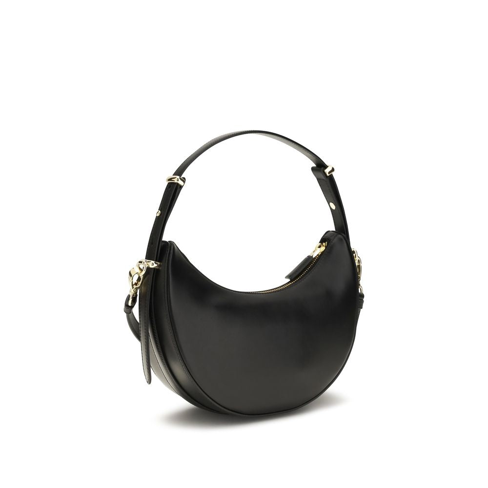Black Calf Leather Bos Taurus Shoulder Bag